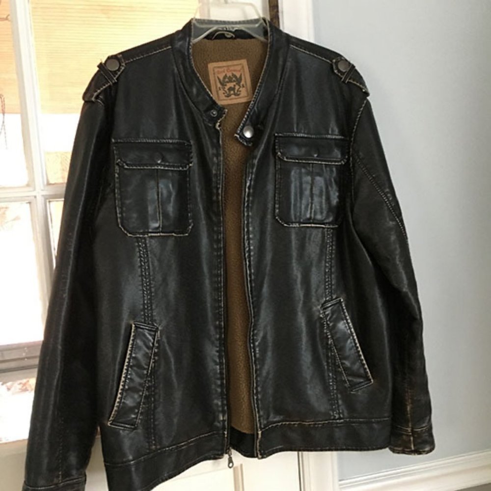 Red Camel Leather Jacket
